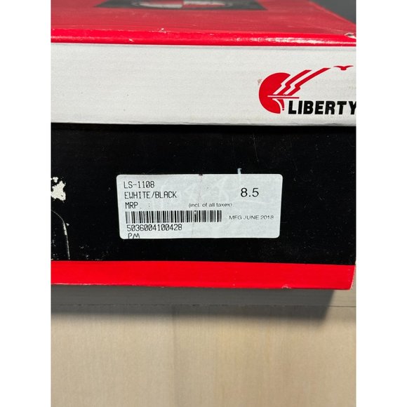 MEN'S WINTER WHITE + BLACK RETRO FASHION CROCO LOOK DRESS SHOES SIZE 8.5 - Picture 10 of 10